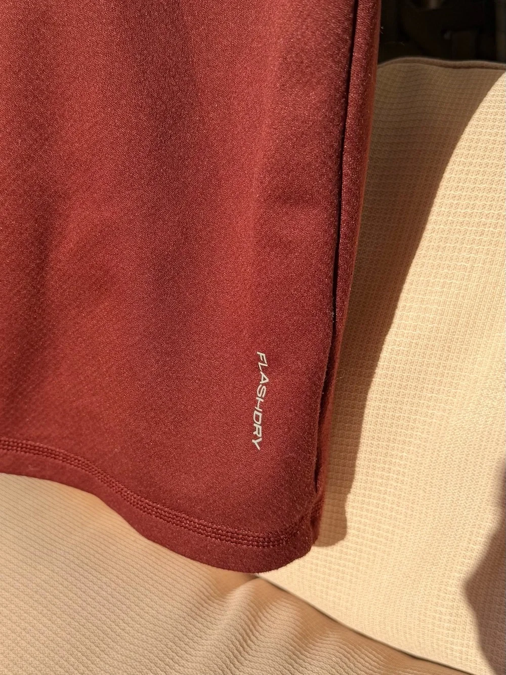 The North Face Men's Adventure Polo Shirt - FlashDry Burgundy Red XL